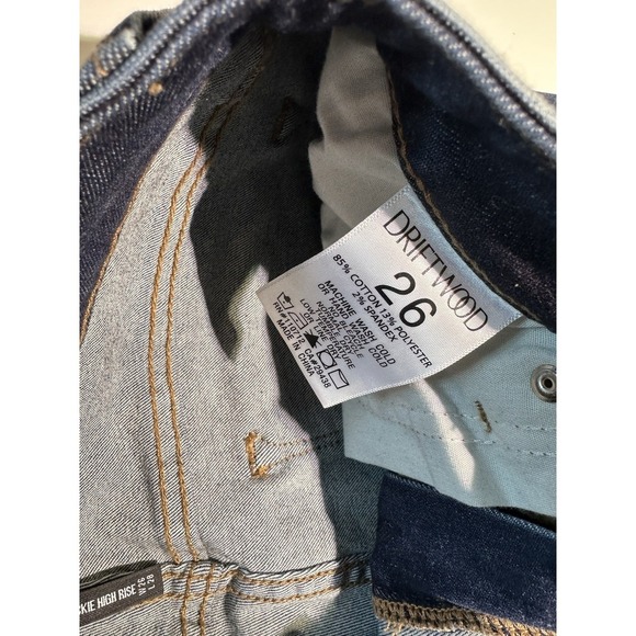 Driftwood Jackie High Rise Floral Embroidered Skinny Jeans - Picture 8 of 8